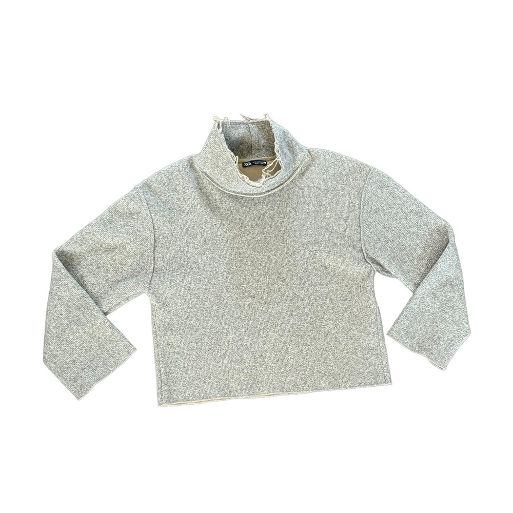 🌼5 for $25🌼 Zara Grey High Collar Sweater Size M